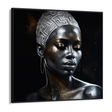 Quadro Stampa su Tela Splendido Argentato - CupidoDesign