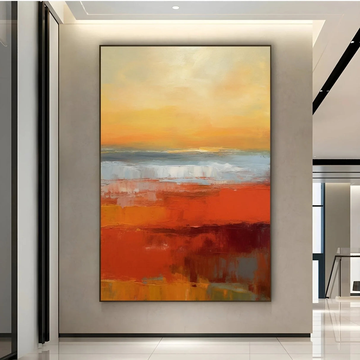 Quadro Stampa su Tela Splendore Limpido - CupidoDesign