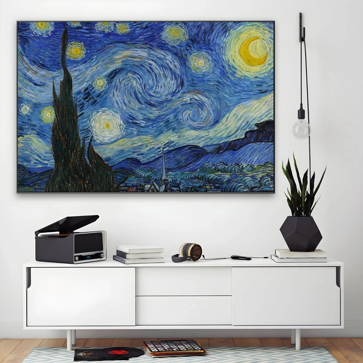 Quadro Stampa su Tela Starry Night, Vincent Van Gogh - CupidoDesign