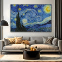 Quadro Stampa su Tela Starry Night, Vincent Van Gogh - CupidoDesign