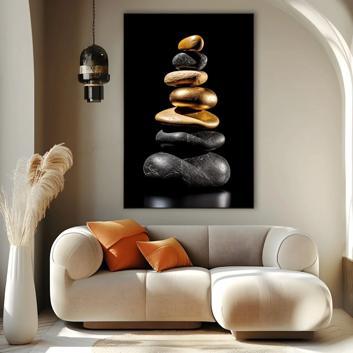 Quadro Stampa su Tela Stone balancing - CupidoDesign