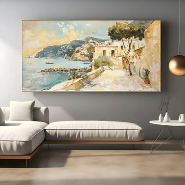 Quadro Stampa su Tela Storie di Positano - CupidoDesign