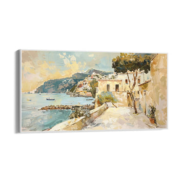 Quadro Stampa su Tela Storie di Positano - CupidoDesign
