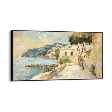 Quadro Stampa su Tela Storie di Positano - CupidoDesign