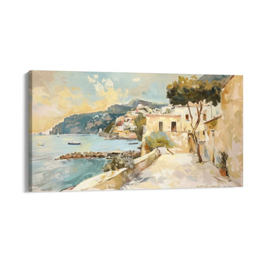 Quadro Stampa su Tela Storie di Positano - CupidoDesign