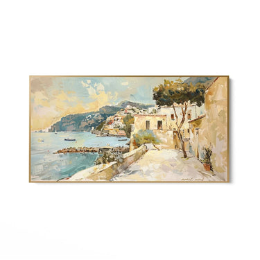 Quadro Stampa su Tela Storie di Positano - CupidoDesign