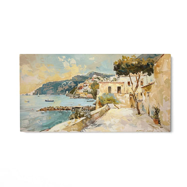 Quadro Stampa su Tela Storie di Positano - CupidoDesign
