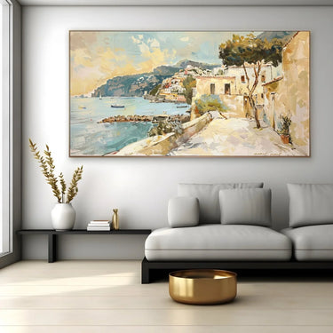 Quadro Stampa su Tela Storie di Positano - CupidoDesign