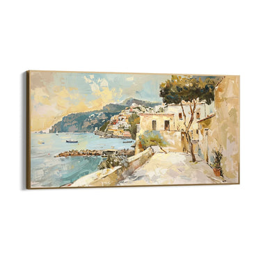 Quadro Stampa su Tela Storie di Positano - CupidoDesign
