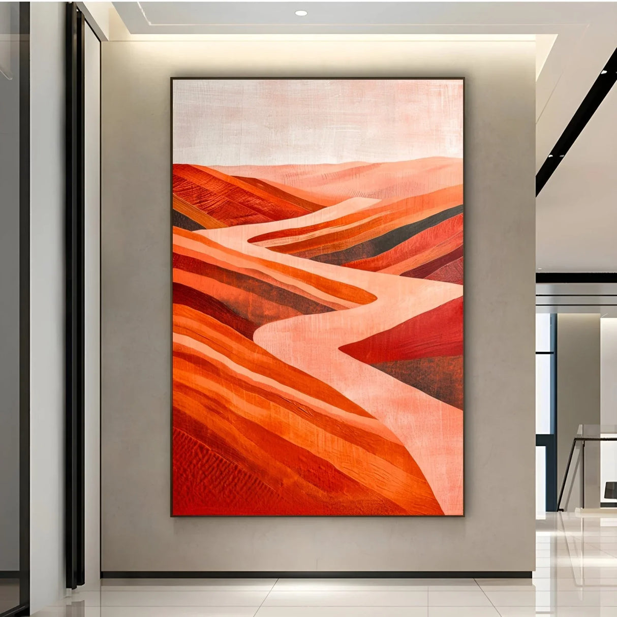 Quadro Stampa su Tela Strade Ardenti - CupidoDesign