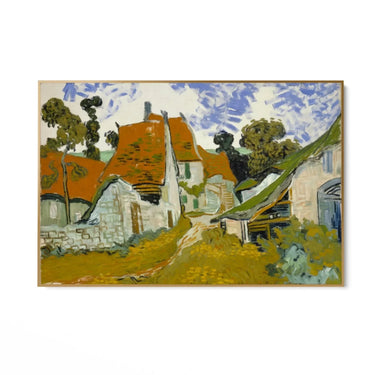 Quadro Stampa su Tela Street in Auvers-Sur-Oise, Vincent Van Gogh - CupidoDesign