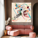Quadro Stampa su Tela Su Bianco ll, Wassily Kandinsky - CupidoDesign