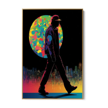 Quadro Stampa su Tela Sul tetto del mondo - CupidoDesign