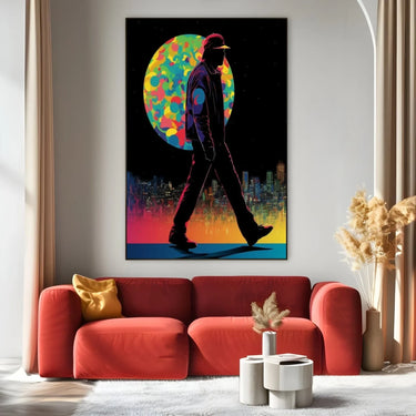 Quadro Stampa su Tela Sul tetto del mondo - CupidoDesign