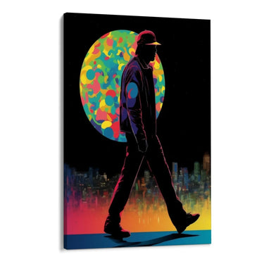 Quadro Stampa su Tela Sul tetto del mondo - CupidoDesign