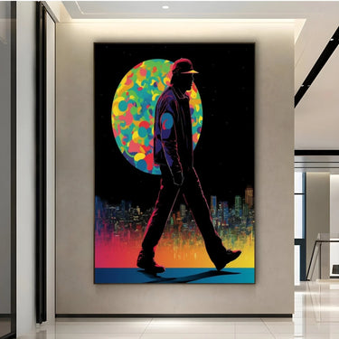 Quadro Stampa su Tela Sul tetto del mondo - CupidoDesign