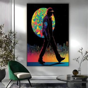 Quadro Stampa su Tela Sul tetto del mondo - CupidoDesign