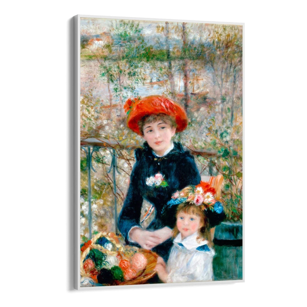 Quadro Stampa su Tela Sulla terrazza, Pierre-Auguste Renoir - CupidoDesign