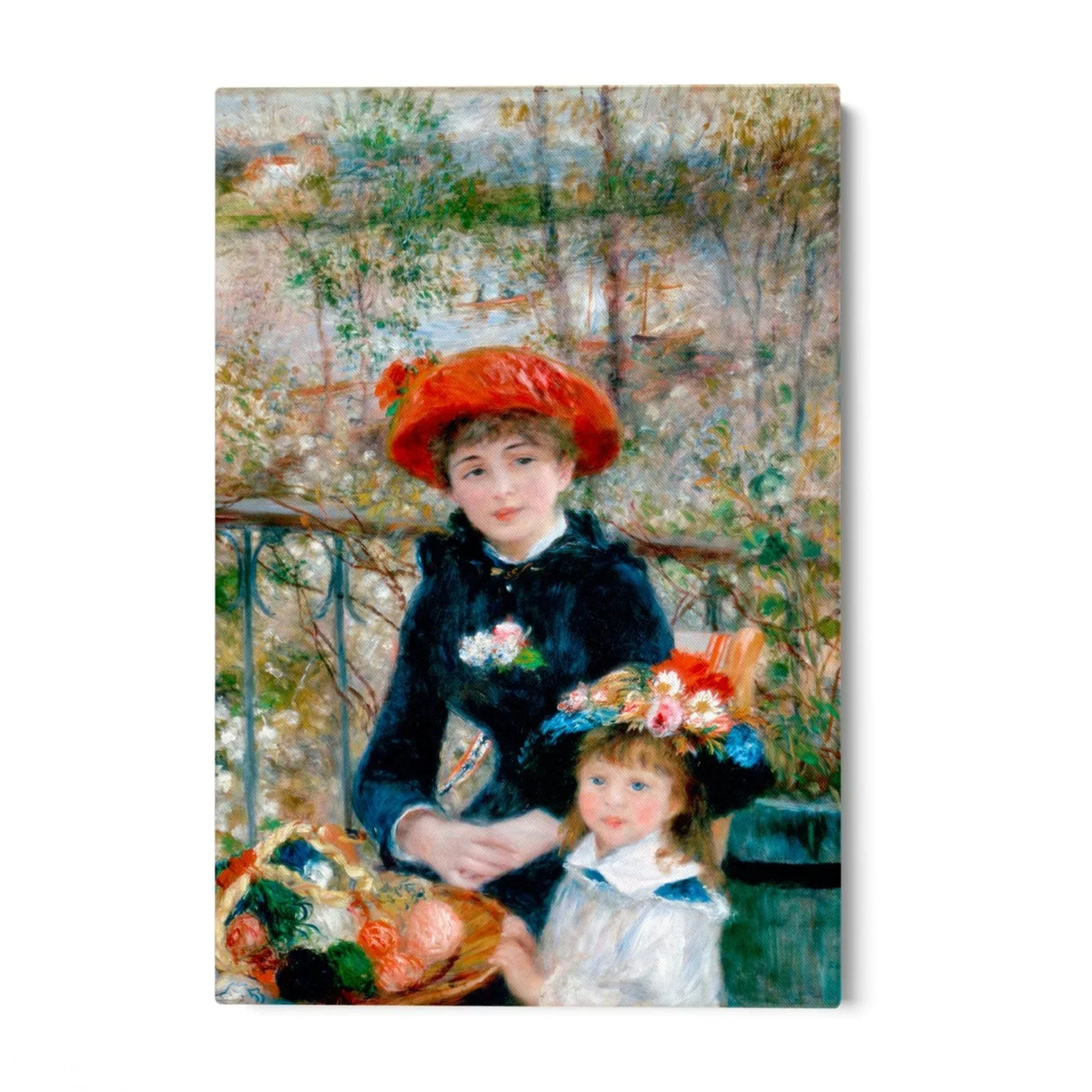 Quadro Stampa su Tela Sulla terrazza, Pierre-Auguste Renoir - CupidoDesign