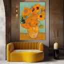 Quadro Stampa su Tela Sunflowers II, Vincent Van Gogh - CupidoDesign