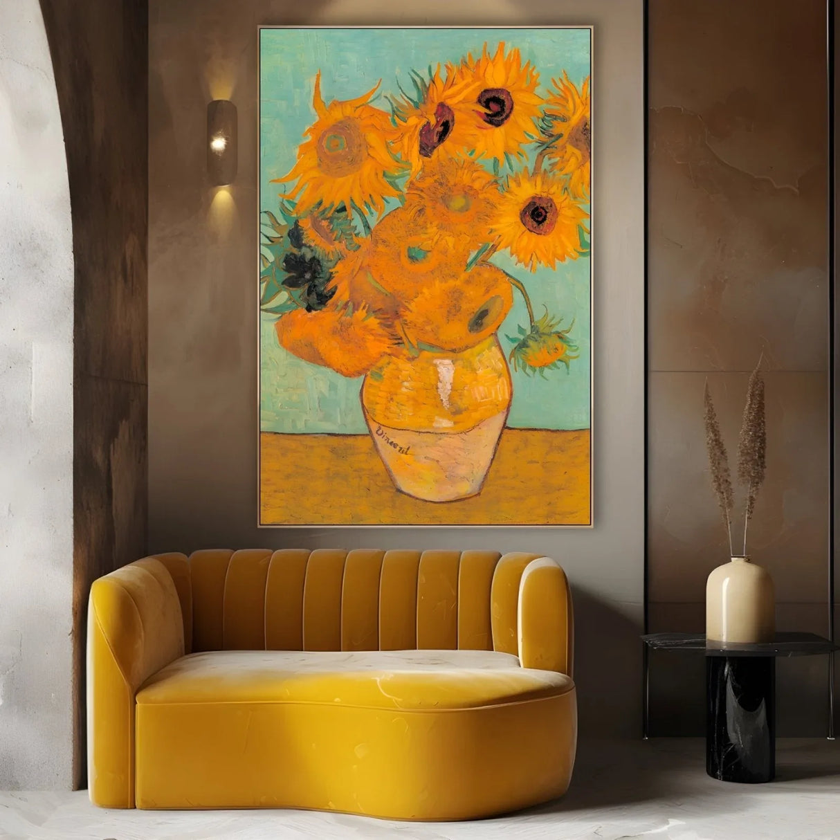 Quadro Stampa su Tela Sunflowers II, Vincent Van Gogh - CupidoDesign