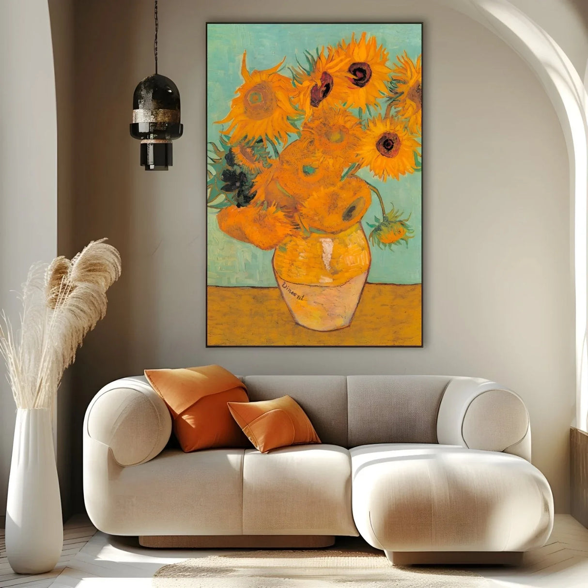 Quadro Stampa su Tela Sunflowers II, Vincent Van Gogh - CupidoDesign
