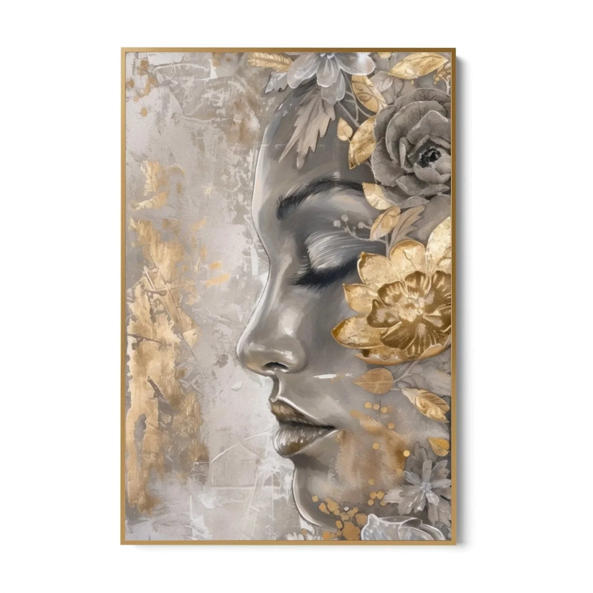 Quadro Stampa su Tela Sussurri d'argento - CupidoDesign