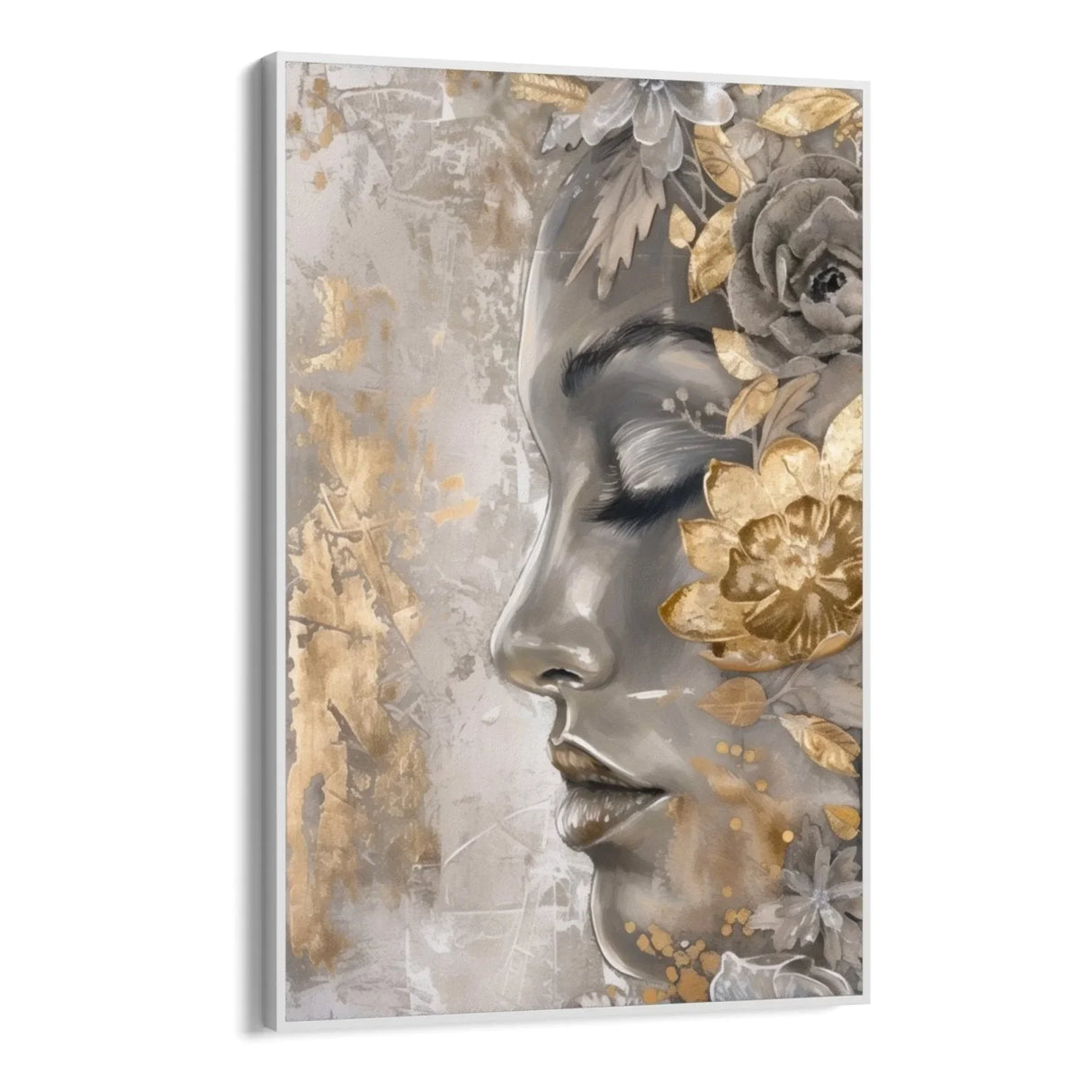 Quadro Stampa su Tela Sussurri d'argento - CupidoDesign