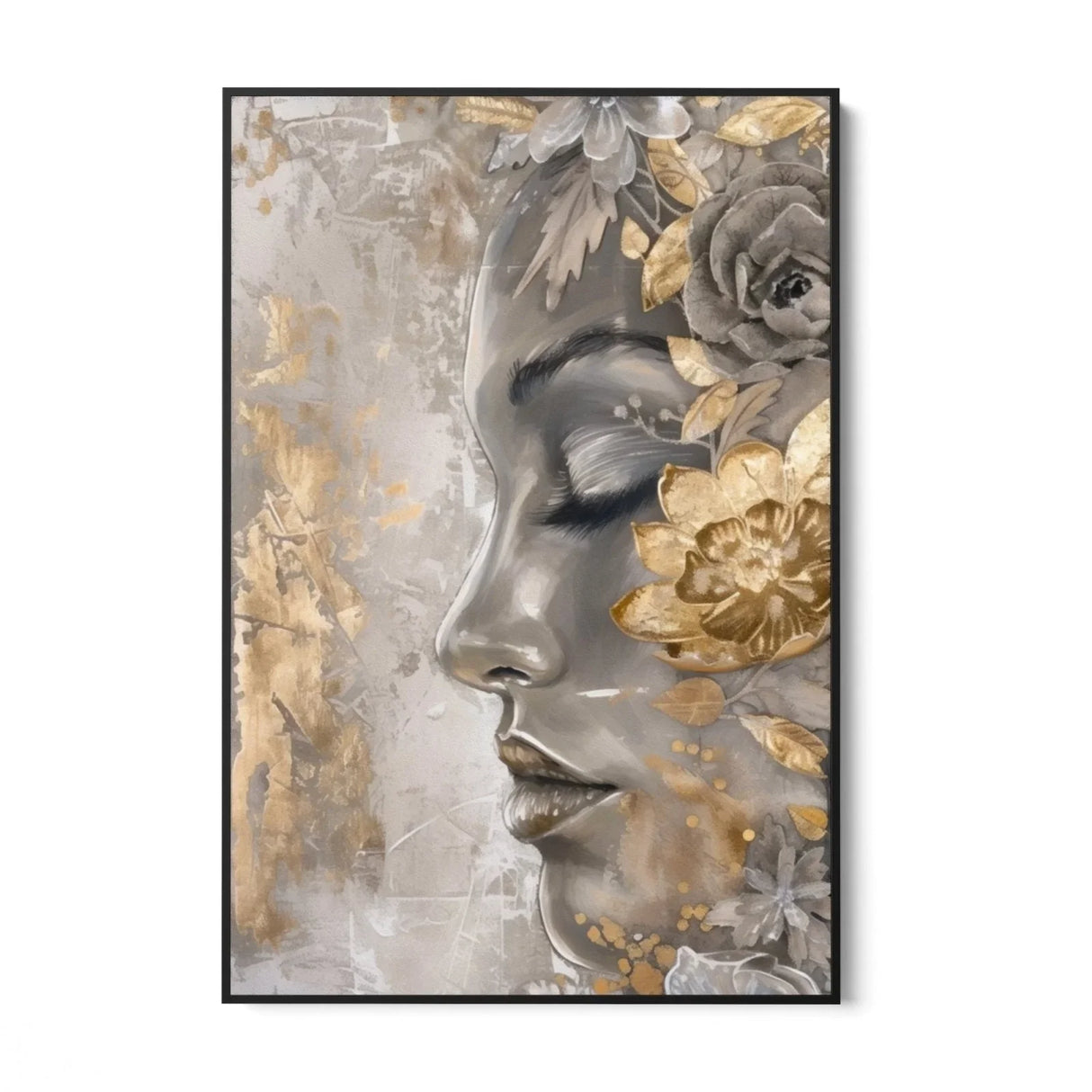 Quadro Stampa su Tela Sussurri d'argento - CupidoDesign