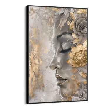 Quadro Stampa su Tela Sussurri d'argento - CupidoDesign