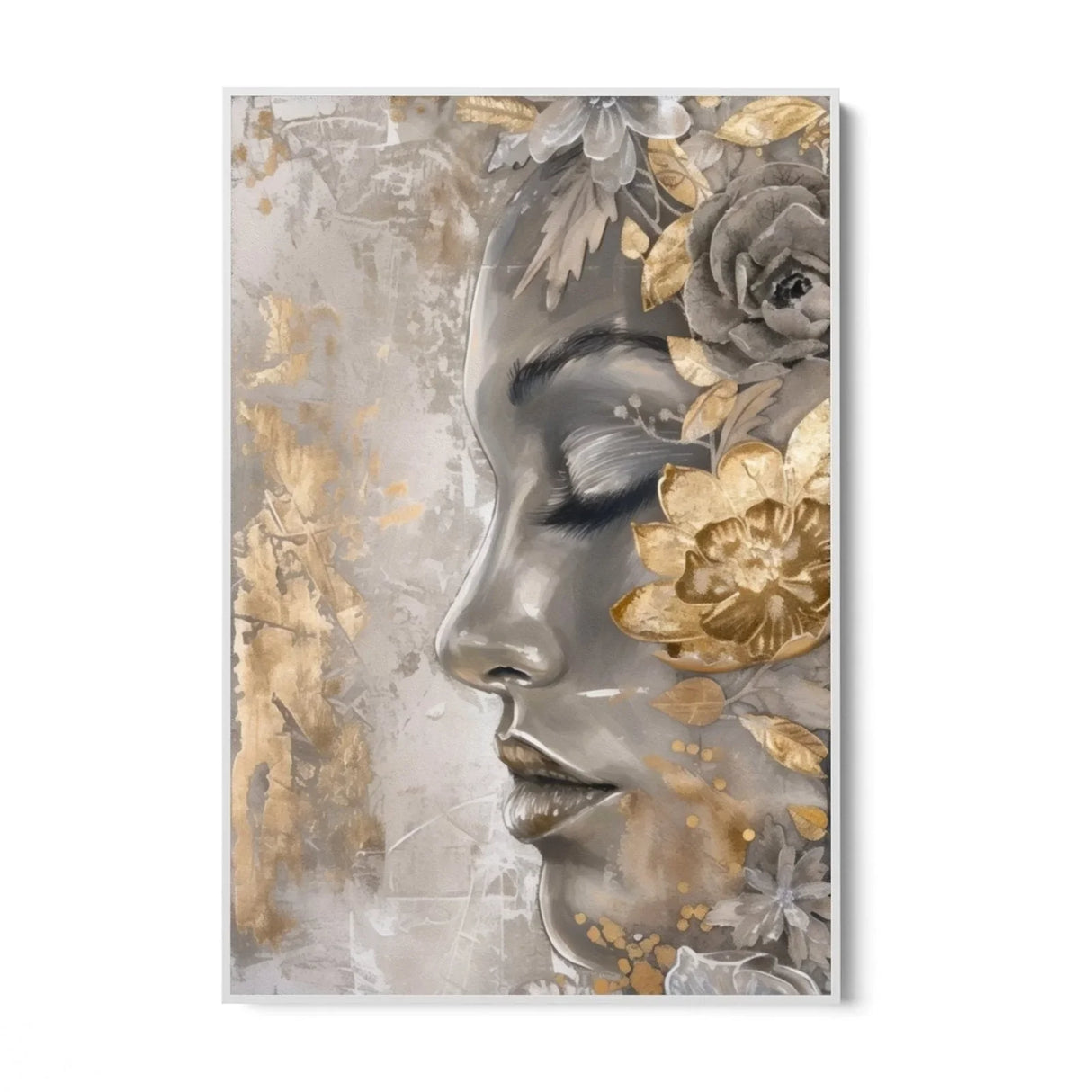 Quadro Stampa su Tela Sussurri d'argento - CupidoDesign