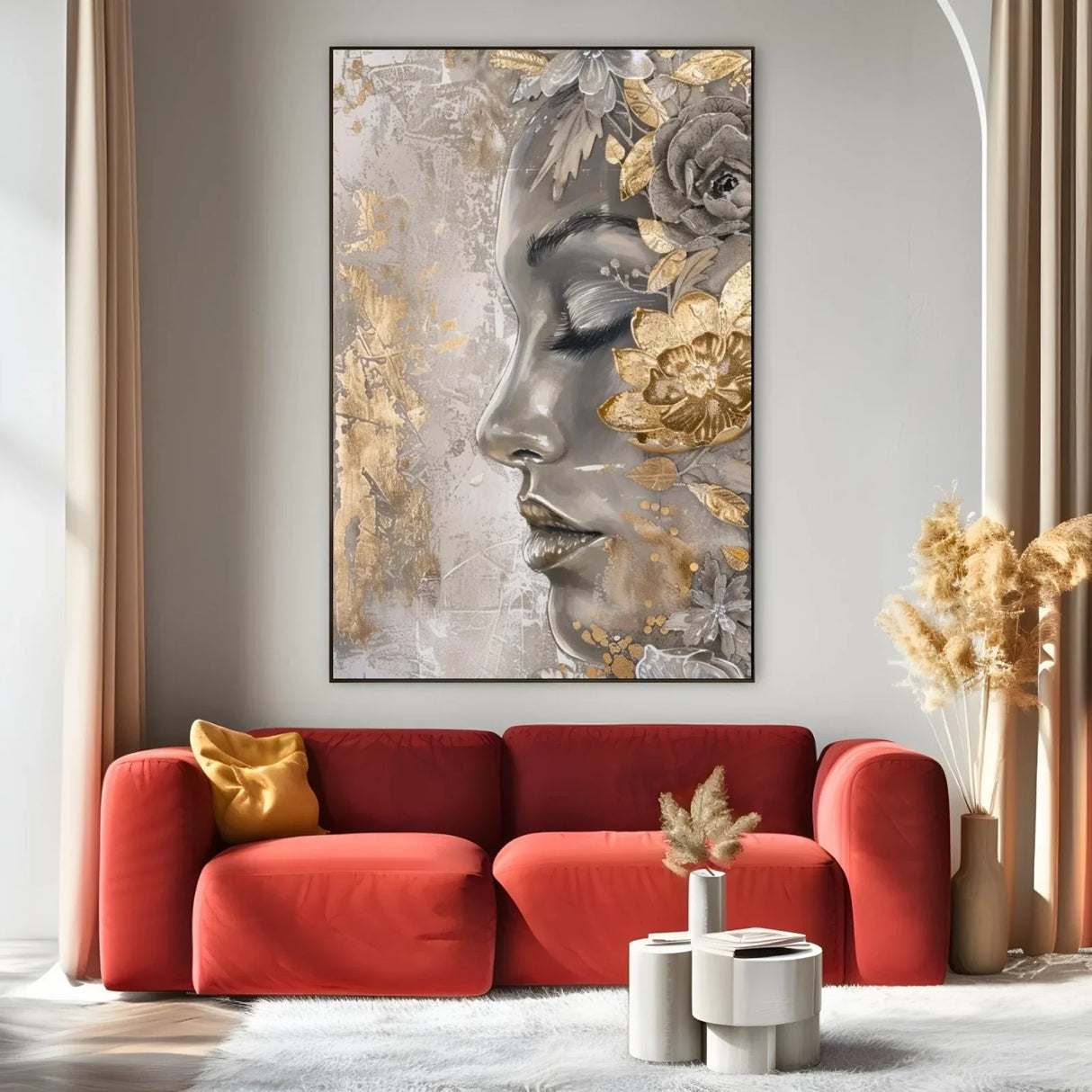 Quadro Stampa su Tela Sussurri d'argento - CupidoDesign