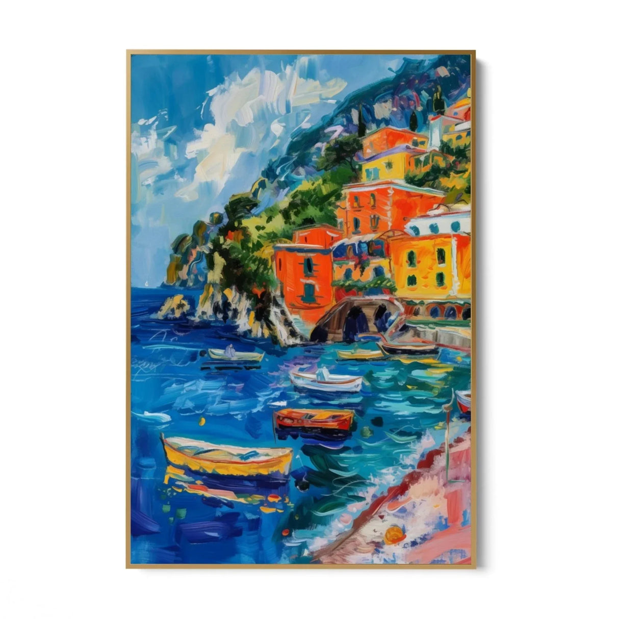 Quadro Stampa su Tela Sussurri di Positano - CupidoDesign