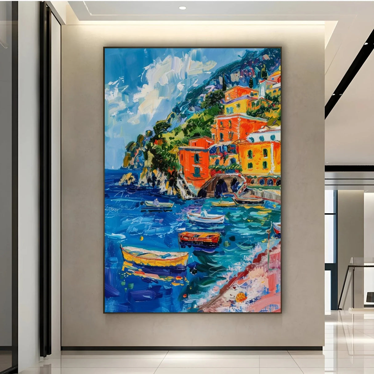 Quadro Stampa su Tela Sussurri di Positano - CupidoDesign