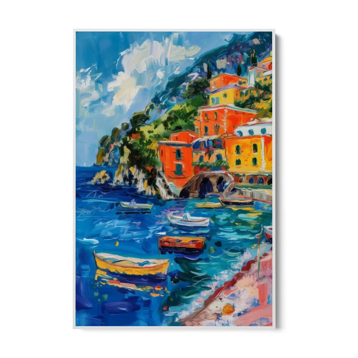 Quadro Stampa su Tela Sussurri di Positano - CupidoDesign