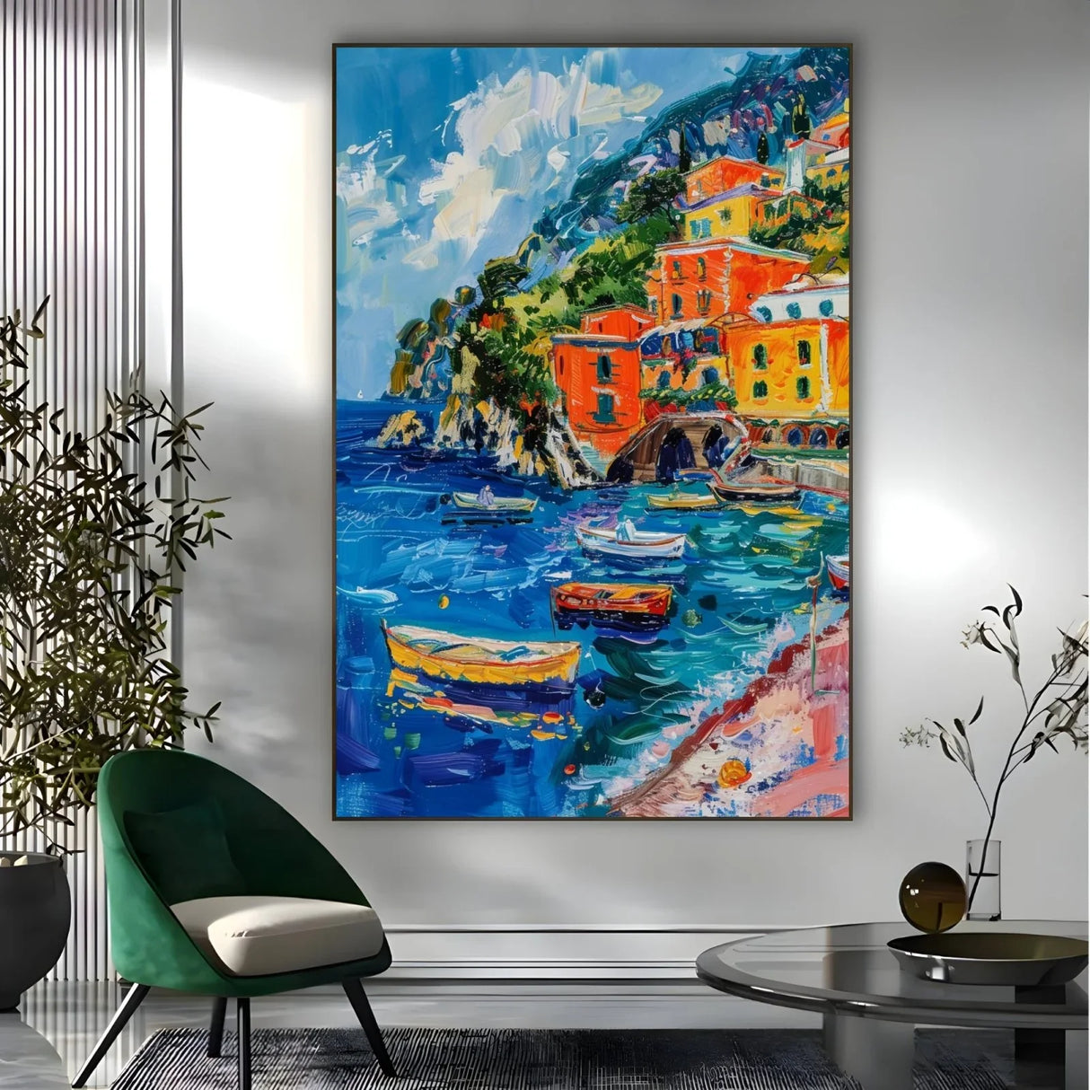 Quadro Stampa su Tela Sussurri di Positano - CupidoDesign