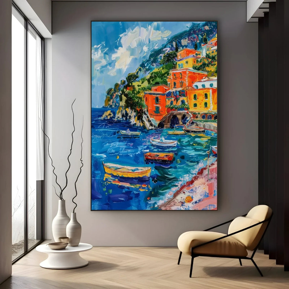 Quadro Stampa su Tela Sussurri di Positano - CupidoDesign