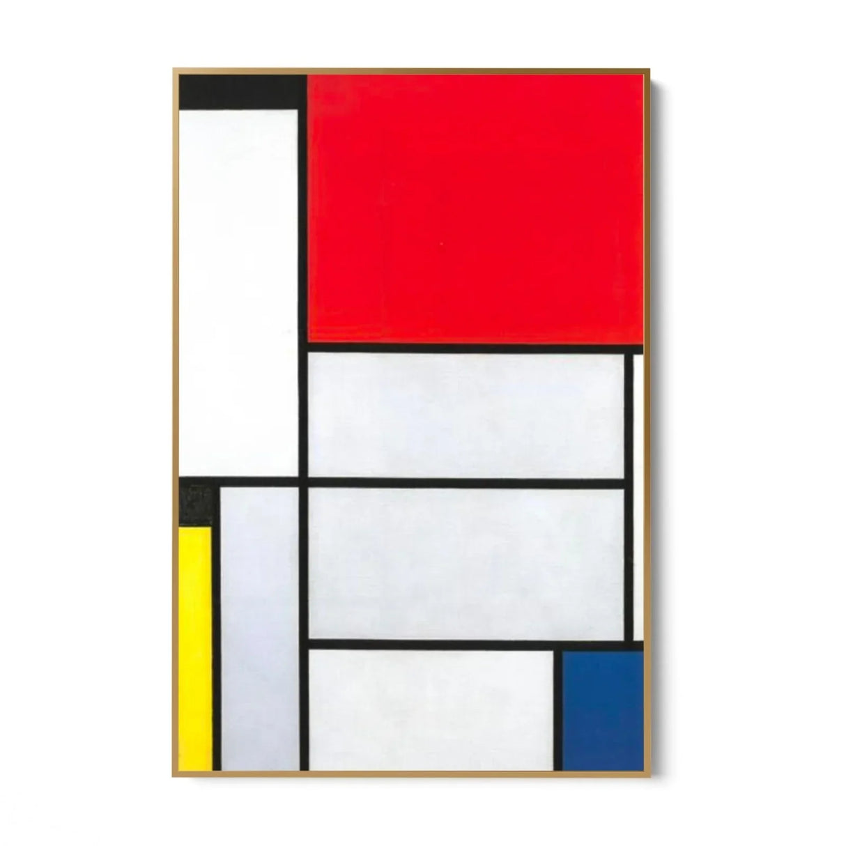 Quadro Stampa su Tela Tableau I, Piet Mondrian - CupidoDesign