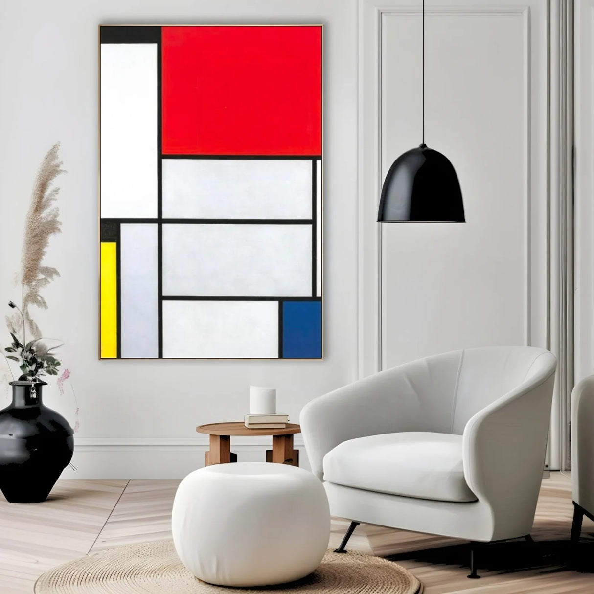 Quadro Stampa su Tela Tableau I, Piet Mondrian - CupidoDesign
