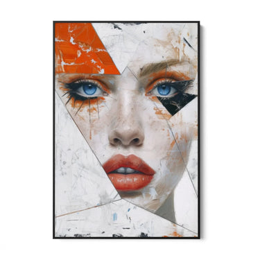 Quadro Stampa su Tela Taglio di sguardi - CupidoDesign