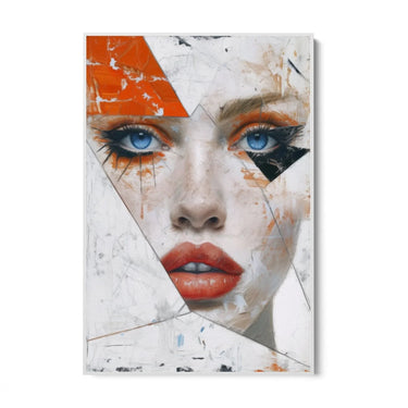 Quadro Stampa su Tela Taglio di sguardi - CupidoDesign