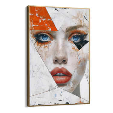 Quadro Stampa su Tela Taglio di sguardi - CupidoDesign