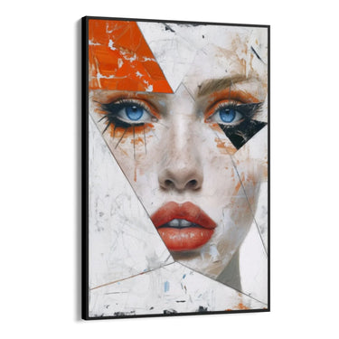 Quadro Stampa su Tela Taglio di sguardi - CupidoDesign