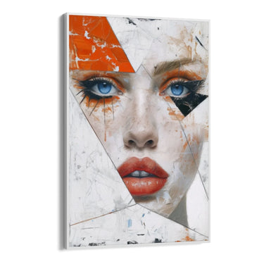 Quadro Stampa su Tela Taglio di sguardi - CupidoDesign