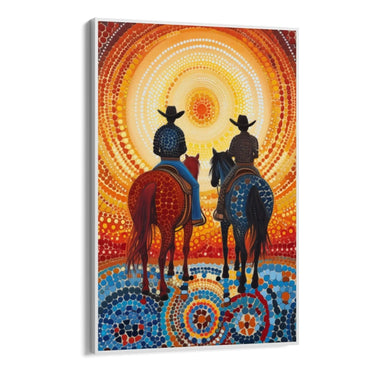 Quadro Stampa su Tela Tappeto di Pietre - CupidoDesign