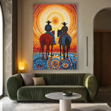 Quadro Stampa su Tela Tappeto di Pietre - CupidoDesign