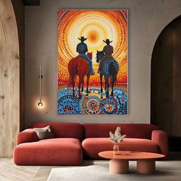 Quadro Stampa su Tela Tappeto di Pietre - CupidoDesign