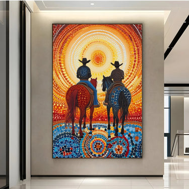 Quadro Stampa su Tela Tappeto di Pietre - CupidoDesign