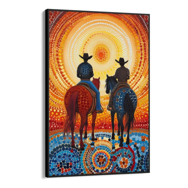 Quadro Stampa su Tela Tappeto di Pietre - CupidoDesign