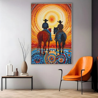 Quadro Stampa su Tela Tappeto di Pietre - CupidoDesign